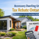 Accessory Dwelling Unit Tax Rebate Ontario | What to Know